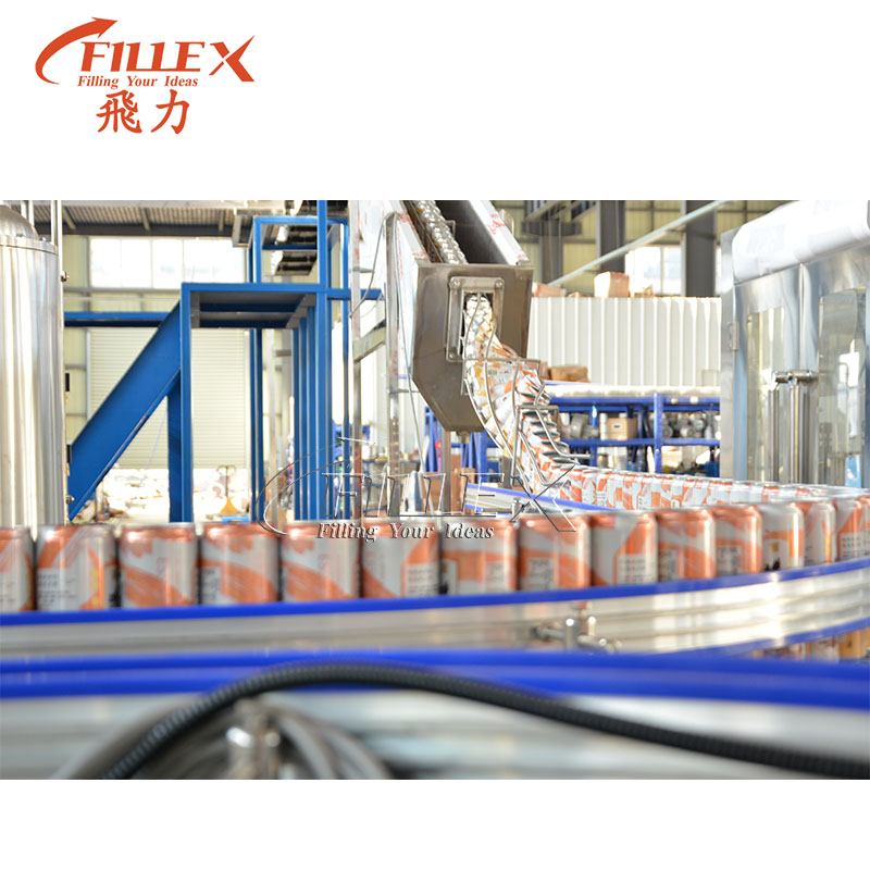 5000bp Aluminum Tin Carbonated Drink Filling Production Line