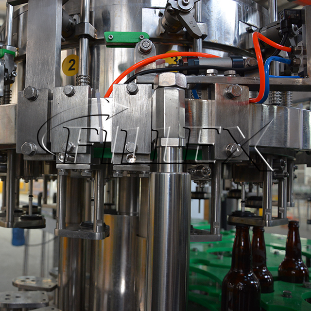 2000-8000BPH Monoblock Glass Bottle Beer Filling Line