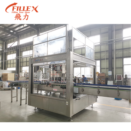 Automatic Linear Type Water Bottle 22000bph Hot Glue OPP Labeler