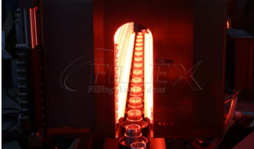 Working steps of bottle blow moulding machine