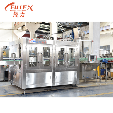 Full Automatic Orange Juice Rinser Filler Capper Production Line