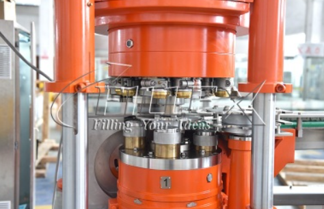 Working steps of canning line